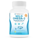 트리플 강도 생선 오일 오메가 3 2400mg / 서빙 - Burpless, 레몬 맛 비 GMO, 글루텐 & 콩 무료 - 30 서빙