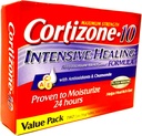 cortizone 10 최대 Strenght 집중 치료 1% hydrocortisone 반대로 Itch 크림 2 20z 관, 합계 4개 oz