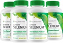 (정상 선박) Youngevity 궁극적인 셀레늄 100 mcg 4 병 90 캡슐 각각