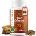 Pure Ceylon Cinnamon 캡슐, 2,000mg, 2 개월 보충 | 스리랑카에서 만든 | 비 GMO, 글루텐 프리, 스리랑카에서 참 Cinnamomum, 100% 순수 Cinnamon (코시아와 NOT 혼합).