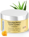 Clearbody Organics Manuka Honey Cream - 2 fl oz, 1 팩 - Soothing Eczema Cream - Colloidal Oatmeal과 깊은 Hydration - 건조한 피부를 위한 즉시 Manuka 기복