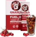 Gnarly Nutrition Fuel2O Electrolyte Powder Pack, Cherry Cola - 전자 솔루션, 연료, 보충 및 복구 - Fuel2O 내구 영양 - Cherry Cola, 10-Pack