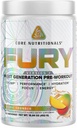 Core Nutritionals Fury V2 : 체육관 W / Zum-XR® Caffeine, L-CItruline 및 Alpha GPC (40 Scoops) (Tropic Thunder)의 성능을 극대화하기 위해 사전 운동 분말