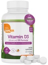 Zahler Vitamin D3 CHEWABLE 2000IU, All-Natural Supplement Targeting Vitamin D Deficiencies, 공인 Kosher, 120 Great Tasting Orange 맛 정제
