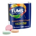 Advil Liqui-Gels minis 200mg Ibuprofen 고통 Reliever 캡슐과 TUMS 과일 Antacid Chewable 정제 Heartburn 기복