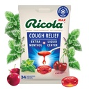 Ricola Max Swiss Cherry Throat Care Large Bag | Cough Suppressant Drop | Dual Action Liquid Center | Soothing Long-Lasting Relief - 34 개 (팩 1)