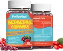 2 팩 Berberine Gummies Ceylon Cinnamon 200mg, 우유 이틀 추출물 & 심황, Vegan Berry 풍미, 비 GMO, 젤라틴 자유로운, 글루텐 자유로운, 120 조사를 가진 1200mg