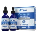 Complex Diet Drops – 남자와 여자를위한 최고의 자연 드롭 (2 병 팩) - 60 일 공급
