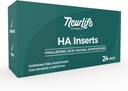 NewLife Naturals Hyaluronic 산 여성을 위한 질 좌약, 질 Moisturizer의 건조용 자극 Discomfort, Postpartum, Menopause 기복 & 지원, 24의 삽입, 2 달 공급