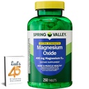 봄 밸리 마그네슘 400 mg 뼈 & 근육 건강 정제, 규정식 보충교재, 여성을 위한 250의 조사 제일 마그네슘 보충교재, Lual의 45 당뇨병을 가진 Pastillas de Magnesio 파라 Mujer 뭉치
