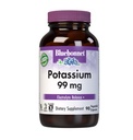 Bluebonnet 칼륨 보충교재 전해질 균형을위한 99mg 필수 미네랄 보충제 - Non-GMO, Vegan, Kosher Certified, Gluten-Free, Soy-Free, Dairy-Free - 90 Veggie 캡슐