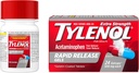 Tylenol 여분 힘 Acetaminophen 급속한 방출 젤, 고통 Reliever & Fever 흡진기, 24 ct