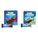 Pure Protein 12 Count Galactic Brownie & Chocolate Mint Cookies Protein Bar 번들 | 20g & 19g 고단백 | 글루텐 프리 | 사전 및 포스트 운동 | 저당류