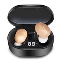 CIS Hearing Aids, 소음 차단을 가진 성인을 위한 소형 보청기, 수정같은 명확한 소리를 가진 수석을 위한 재충전용 보청기, 및 LED 힘 전시