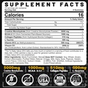 남성 & 여성 크레아틴 Monohydrate Gummies Complex, BCAA를 가진 6에서 1 Chewable 전 운동 크레아틴, 교원질 펩티드, L-Taurine, 15의 서빙, 자연적인 레몬 풍미 - 60의 조사 (1의 포장)