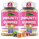 1개의 Immune 지원 보충교재 Gummies, w/Echinacea, Elderberry 비타민 C 및 아연, 셀렌, 비타민 D3 5000IU, 마그네슘, 항산화 뼈 에너지, 2 팩을 위한 매일 Immune 승압기 Multivitamin에서 10