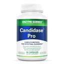 Enzyme Science Candidase Pro - Candida Cleanse 및 Detox Support for Women and for Men - Gut Health - Enzimas Digestivas - 84 캡슐에 대한 프로바이오틱스 디자인과 소화 효소