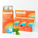 Sunii - 에너지 껌 - 새로운 빠른 부스트 에너지 & 초점 - 50mg 카페인 껌 - 비타민 B6 & B12, 타우린, 채식주의자, 설탕 없음, 영 칼로리, 신선한 민트 맛 - Chews, 음료, 젤 & 알약 (96pcs) 보다는 더 빠른
