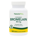 자연 플러스 Chewable Bromelain - 40 mg - 자연적인 Proteolytic 효소 보충교재 - 180 Chewable 정제 (180의 서빙)