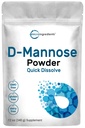 마이크로 성분 D Mannose 분말, 순수한 Mannose 보충교재, 빠른 물 녹는, 지원 Urinary Tract Cleanse & Bladder 건강, 여자와 남자를 위한 우수한 Mannose, Vegan 친절한.
