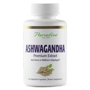 파라다이스 허브 유기 Ashwagandha, Ayurvedic Adaptogen, Vegan, 비 GMO, 글루텐, 60 채식 캡슐