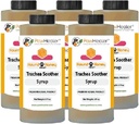 Trachea Soother Syrup 5PAK Hound Honey - 콜럼버스의 증상에 대한 자연 초본 Remedy - 맛 좋은 - 관리자 (5 fl oz / ea)로 쉽게
