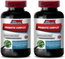 건강한 소화 - 소화 시스템에 대한 PROBIOTIC 고급 혼합 복합체 - Probiotic Bacillus, 소화 보충제, bifidobacterium lactis, probiotic 멀티 효소 소화 공식, 2B 120 캡