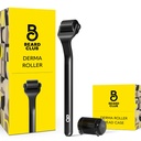 얼굴, 바디 및 스칼프를위한 Beard Club Premium Derma Roller - 540 티타늄 Microneedles가있는 남성과 여성을위한 Microneedling Roller - 헤어 및 Beard - 무게 금속 손잡이 - 마그네틱 스토리지 케이스