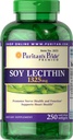 Puritan의 Pride Soy Lecithin 1325 mg의 심장 지원, 250 조사, 자연적인 광고 410