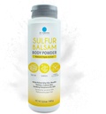 Dr. Robaina Sulfur Balsam Body Powder – Itchy Skin, Moisture Control 및 Odor Relief에 대한 트리플 액션 파우더 - Eczema 및 Psoriasis와 민감한 피부에 적합합니다. 미국