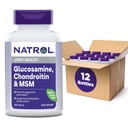 Natrol Glucosamine Chondroitin 및 MSM 정제, 150-Count (12의 포장)