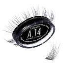 Lashify Amplify 14mm Gossamer DIY 속눈썹 연장 보충, 검정, 자연적 인 보기를위한 쉬운 발진 속눈썹