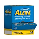 Aleve Pain Reliever & Fever Reducer Naproxen Sodium Caplets, Body and Arthritis Pain Reliever, 성인 및 어린이 연령을위한 의학 12 및 최대 60 개인 파우치