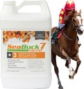 SeaBuck 7 Equine Supplement for Horses with Sea Buckthorn to improve Horse Health (3-6 Week Supply, 1 Gallon) - 건강한 식이 요법 및 소화, 에너지 / 음료 증가, & Shiny Coats for Horses