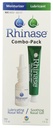 Rhinase Nasal Care Combo Pack - Nasal Gel (1 oz) & Saline Spray (1 oz) 건조, 알레르기 완화 및 노세 출혈 방지, Aloe-Free & pH 균형