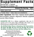 제일 자연적인 알파 Lipoic 산 300 mg & 이산화탄소 100 mg