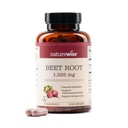NatureWise Beet Root Capsules 1325mg with Organic Beetroot - 순환 및 심장 건강 지원을위한 니트로 산화물 부스터 - Vegan, Gluten-Free, Non-GMO - 120 캡슐 [60 일 공급]
