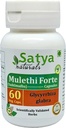 Mulethi Forte 캡슐 500 mg. 60 Veg. 캡슐 | Yasthimadhu (Glycyrrhiza Glabra) 남성과 여성용 캡슐 | Ayurvedic Herbal Supplement/Remedies | 10:1 Forte (1 병 60 캡슐)
