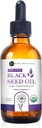 Kate Naturals Organic Black Seed Oil (4oz, Virgin, Cold Pressed, Non-GMO) Immune Support & Digestion 용 액체 Nigella Sativa. 머리와 피부를 위한 순수한 Blackseed Cumin 기름