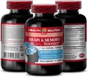 Ginkgo biloba 추출물 잎 - BRAIN 및 MEMORY BOOSTER - 개선 - 뇌 메모리 보충 - ginkgo biloba 추출물, 메모리 및 초점, 초점 및 에너지 보충을위한 뇌 보충 1 병 60 캡