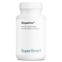 SuperSmart Bioperine 30mg / Day (95% Piperine) - 검은 후추 추출물 보충 - 흡수 강화 - 소화 효소 지원 | Non-GMO & 글루텐 무료 - 90 채식 캡슐