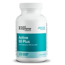 Nutri Supreme Active 50 Plus, CoQ10, Lutein, ALA 및 Turmeric, 건강한 노화 및 활력을위한 고급 공식, 120 식물성 캡슐