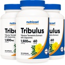 Nutricost Tribulus Terrestris 추출물 750mg, 120 캡슐 (3 병)