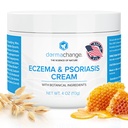 Eczema & Psoriasis Cream for Dry and Itchy Skin - Seborrheic Dermatitis Face Cream - Soothing & Hydrating - Manuka Honey & Shea Butter - 성인 & 아이 (4oz)를 위한 Psoriasis 기복