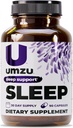 UMZU 마그네슘 수면 지원은 GABA와 L-Theanine, Complete Body Relaxation 및 Mood Support, Non-Melatonin Formula - 180 캡슐을 보충합니다.