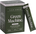 Fleur Marche Green Machine Super Greens Powder Packets - 유기 녹색, 과일 및 Probiotics - 소화, 에너지, Microbiome 지원 및 해독을위한 슈퍼 푸드 - On-The-go Green Juice - 14 Packets