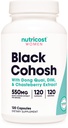 여성 660mg, 120 캡슐을위한 Nutricost Black Cohosh - Don Quai, DIM 및 Chaste Berry, Veggie Caps, Non-GMO, 글루텐 무료