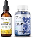 야생 & 유기 계류 지원 Tincture 2 fl oz & 5 HTP Gummies