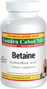 순수한 베타인 HCL 보충교재 캡슐 - Betaine HCL 100 Chlorocaps