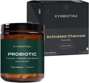CYMBIOTIKA Probiotic 50 억 CFU & 활성화된 숯 액체 보충교재는, 남자 & 여자, Stomach Detox & 소화 기복을 위한 건강한 소화를 지원하고십시오, 가스 & bloating를 완화하는 것을 돕습니다, 사용하기 편한